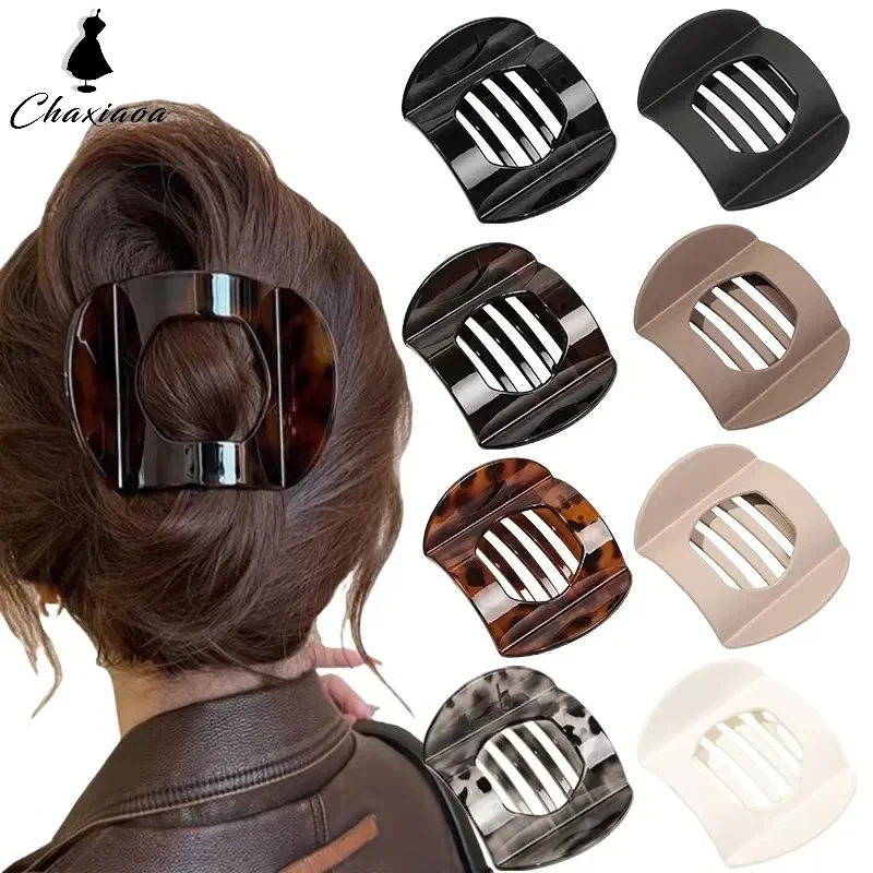 9.5cm Large Small Sizes Pc Hair Clips for Women Non-slip Hair Accessories Vintage Arc Shaped Duck Claw Hairpins Girl Barrettes
