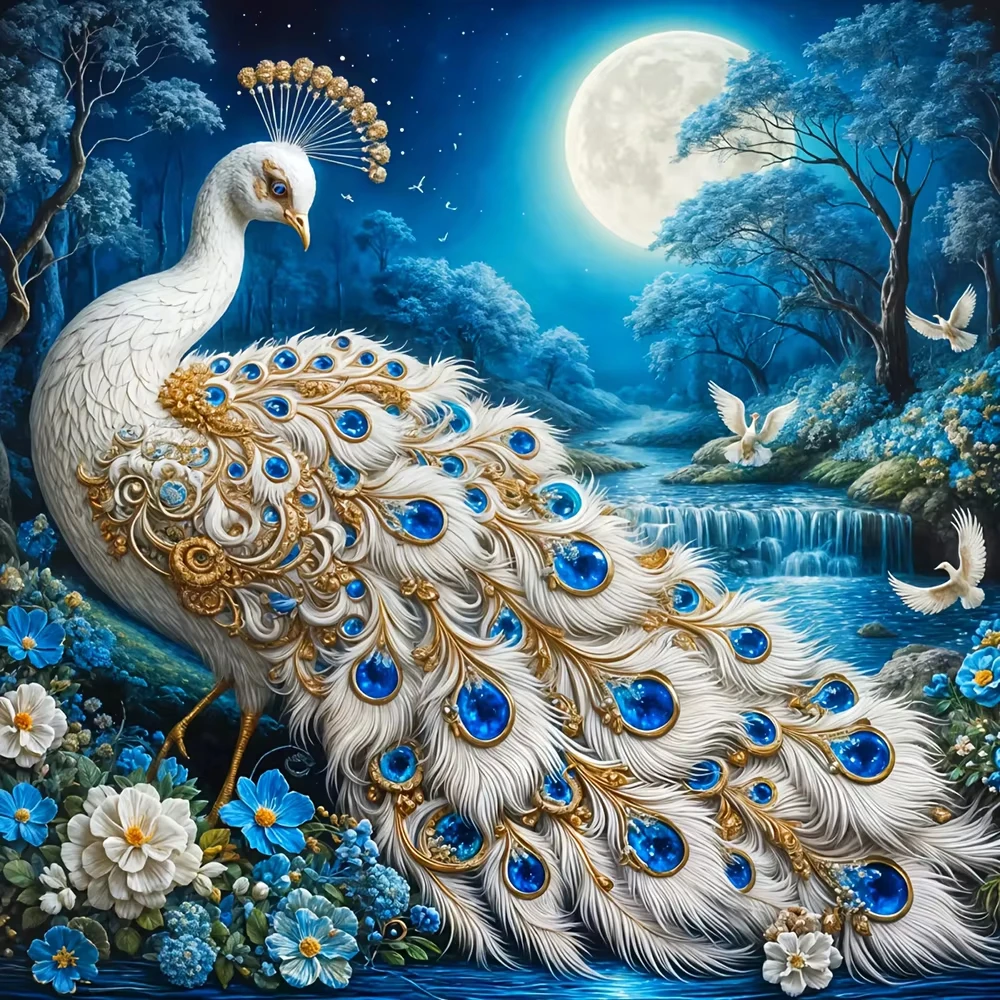 Peacock Animal New Style Educational Puzzle Difficult Challenge Leisure Decompression Jigsaw Puzzle