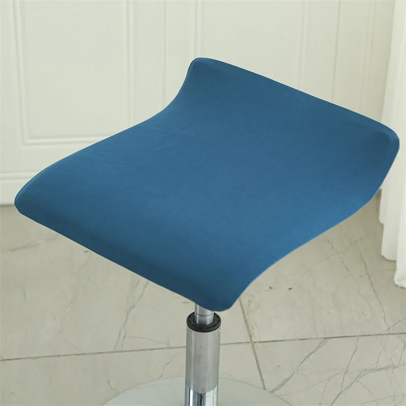Cashier Chair Cover Seat Rotating Lifting Bench Cashier Bar Hotel Stool Cover Elastic Square Chair Office Swivel Chair Cover