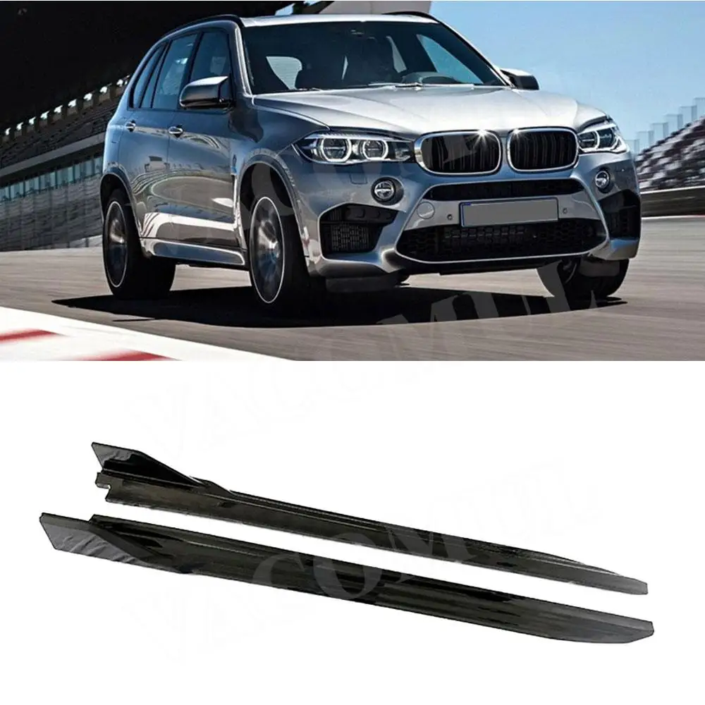 

VACOMUL ABS Gloss Black Side Skirts Extensions for BMW F85 X5M F86 X6M 2015-2018 Auto car Styling Carbon Look