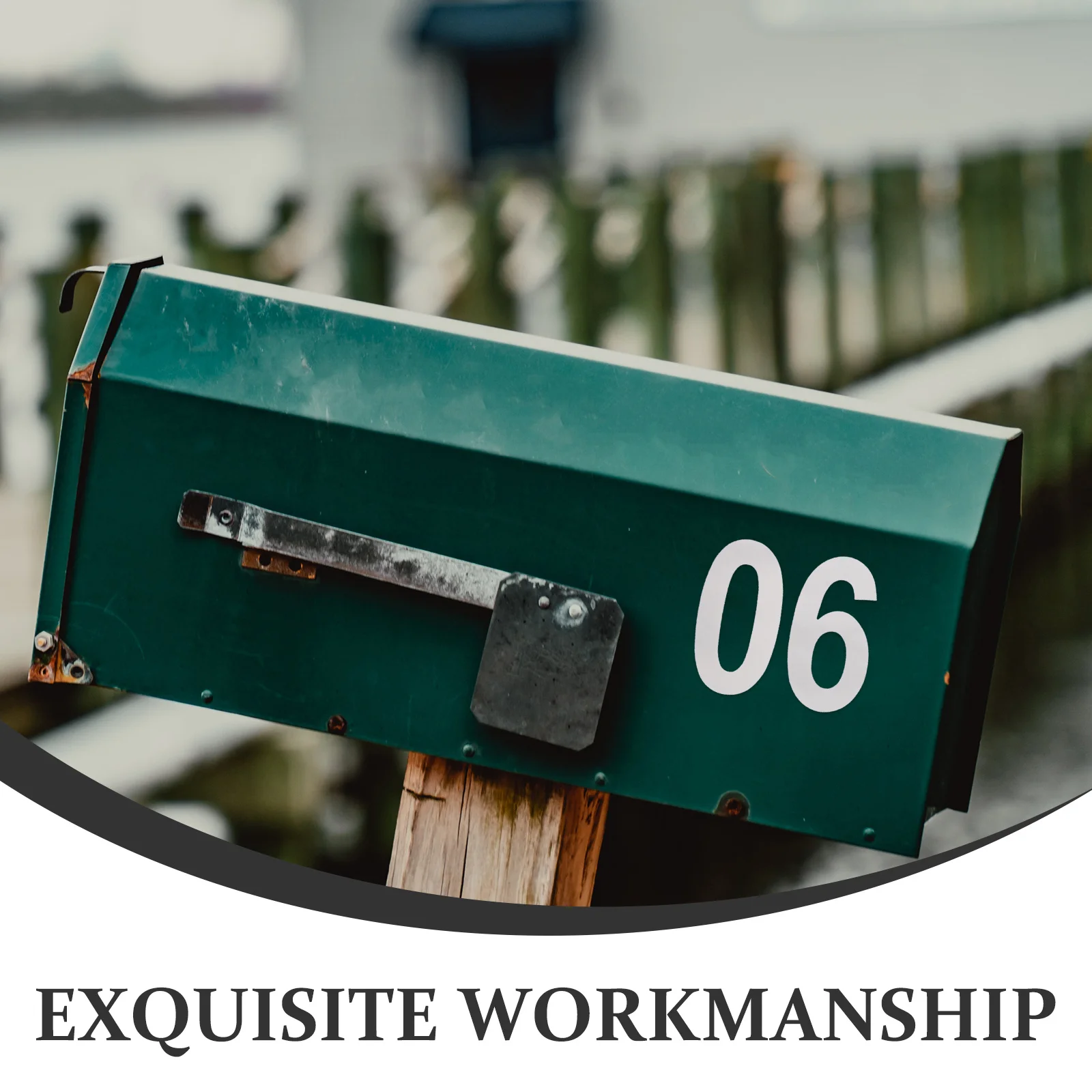 

2 Sets Large Mailbox Number Stickers Waterproof Reflective Pvc Adhesive Numbers For Outside House Numbers Modern White Trash Can