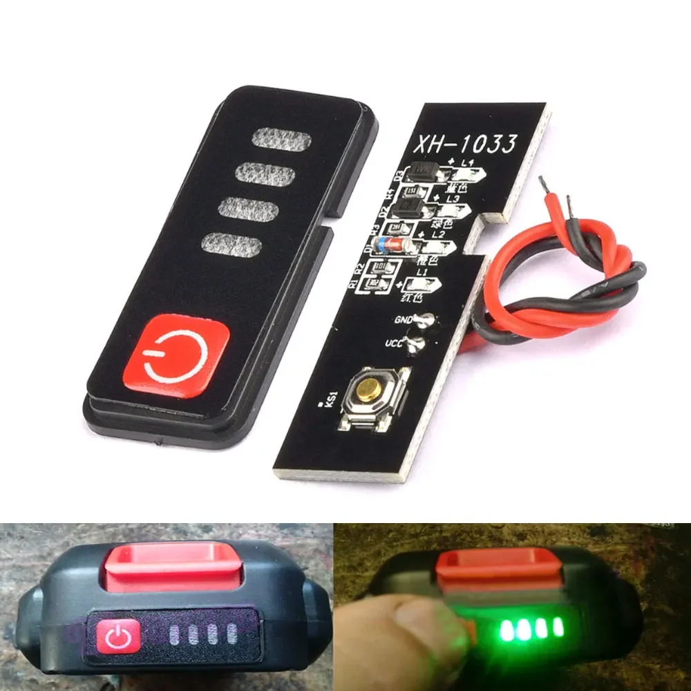 

1Set 5S 18V 21V Electric Drill Screwdriver Battery Capacity Indicator LED Display for 5S1P 5S2P 18650 Lithium Batteries Use Tool