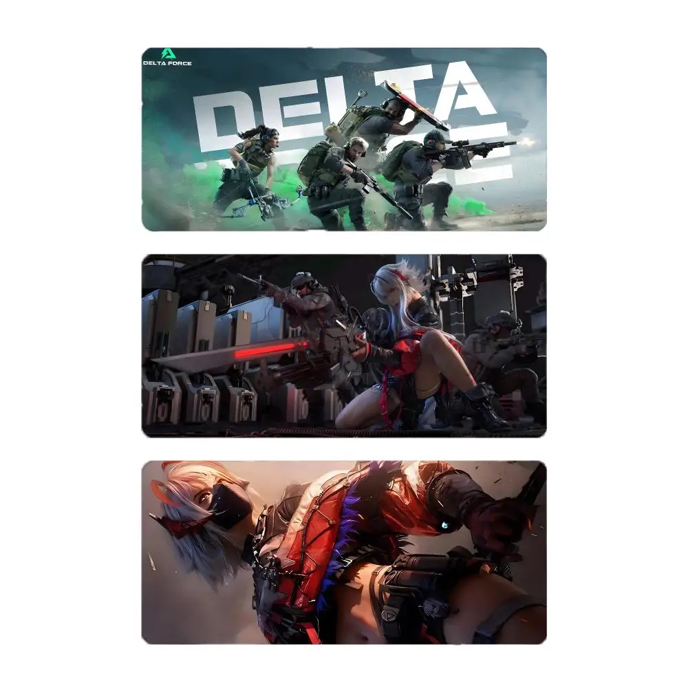 Video Game Shooter Delta Action Mouse Pad Large Gaming Mousepad with Stitched Edges Thickened Desk Mat PC