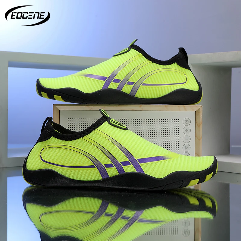 

EOCENE Air Layer Water Shoes Quick-Dry Aqua Socks for Men Women, Lightweight Drainage Barefoot Sport Shoes for Beach, Gym,Hiking