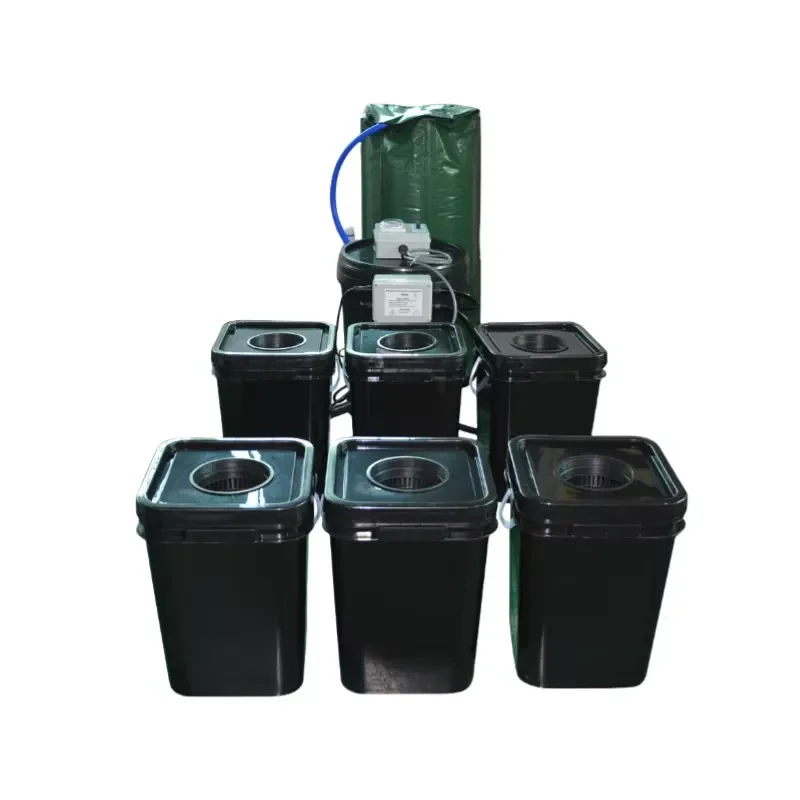 EU Standard DWC System New Design Hydroponic Growing Bucket System Kit Single Clone DIY Hydroponic System
