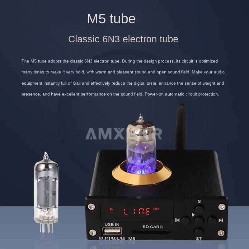 Perder Música Ape Player, Bluetooth HiFi Febre Amplificador, Estéreo Nível da Vesícula Biliar, Decodificador DAC, M5
