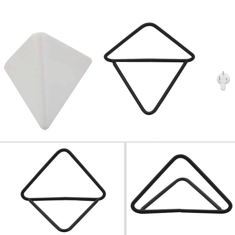 زارع حائط ثلاثي الزوايا، مجموعة من 4 مزهرية معلقة لزراعة هندسية لتزيين الحائط وحاوية نباتات هوائية للمنزل والمكتب