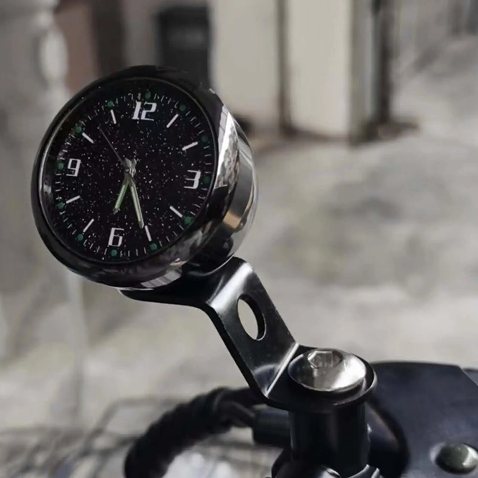 

Motorbike Handlebar Clock Motorcycle Watch Easy Installation Accurate Safe Motorcycle Handlebar Watch for Bike Motorbike