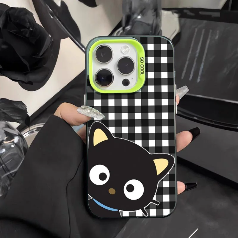 Super Cute Chocolate Cat Phone Case Designed for iPhone 11-17 Including the Latest Shockproof Matte Edges