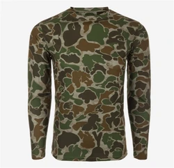 Camouflage T Shirt Men Breathable Quick Dry Long Sleeve T-shirt Mens Outdoor Sports Trip Tactical Training Hunting Tops Tshirt