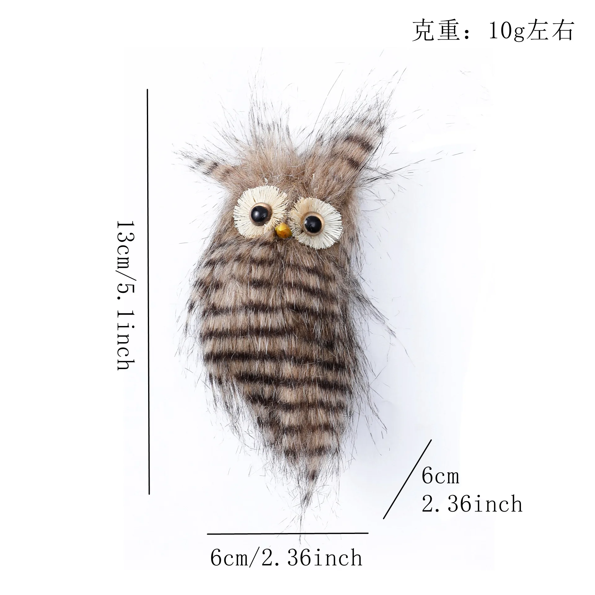 Gufo Ornamento di Natale Artificiale Simpatici uccelli in piedi Natale Appeso Gufo realistico Decorazioni per la casa Festival Forniture per feste Decor