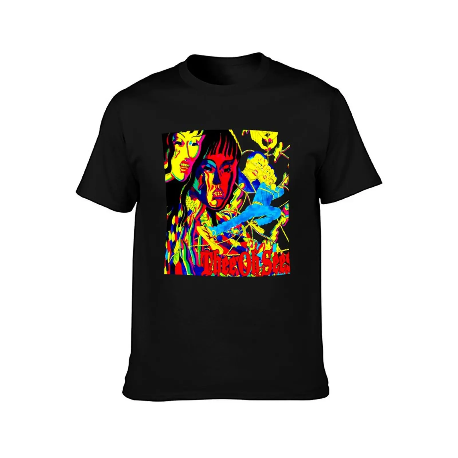 The Hidden Mystery Behind Thee Oh Sees T-Shirt Summer Casual Cotton Tee Oversized Streetwear Tops Vintage Graphic Print