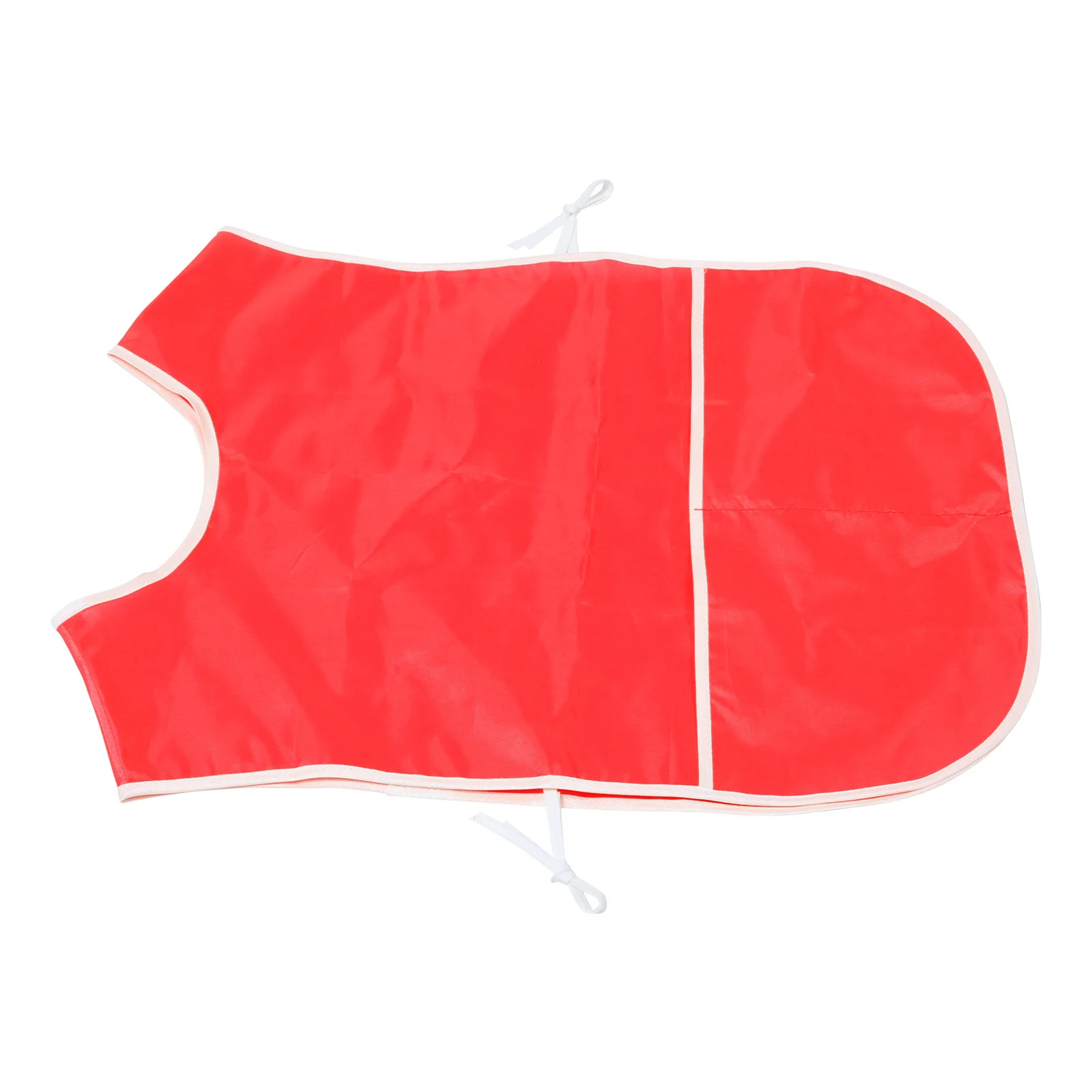 

1pc Drawing Clothes Kids White Apron Bib Baby Feeding Bibs Dirt Resistant Kindergarten Vest Newborn Waterproof Smock Infant