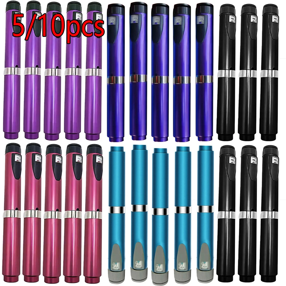 5/10pcs Magic Pen Medical Aesthetics Beauty Tattoo Pen for Lilly Insulin Injection Pen Aluminum