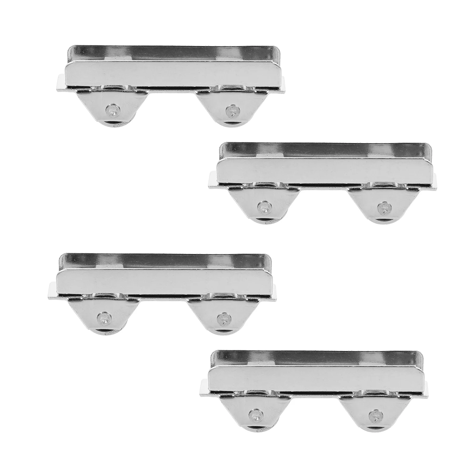 4 Pcs Patio Door Glass Pulley Sliding Cabinet Wheels Window 500X200X100CM Cold Rolled Steel Rollers