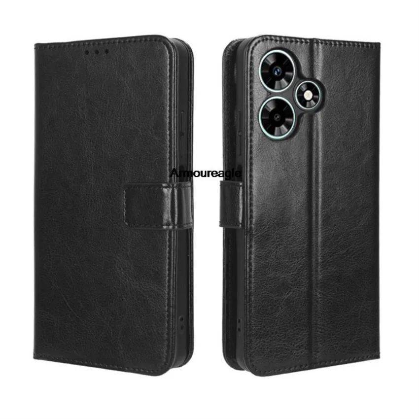 for infinix hot 30 30i nfc 4g case luxury flip pu leather wallet lanyard stand case on for infinix hot 30 play hot30 phone bags