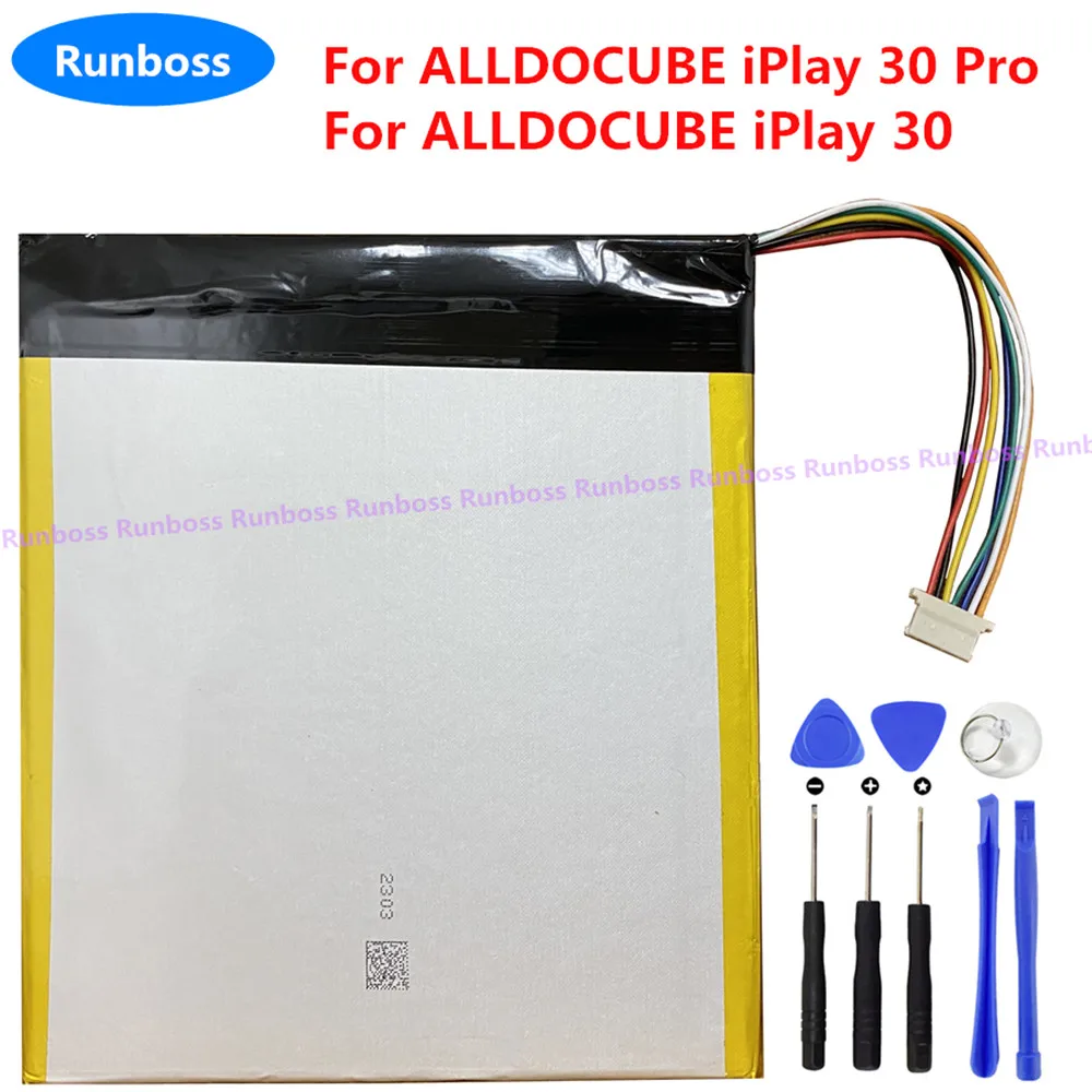 New High Capacity 3.8V 9000mAh Tablet PC Battery For ALLDOCUBE iPlay 30 Pro , iPlay30 Pro 7 Wires Plug Replacement Accumulator