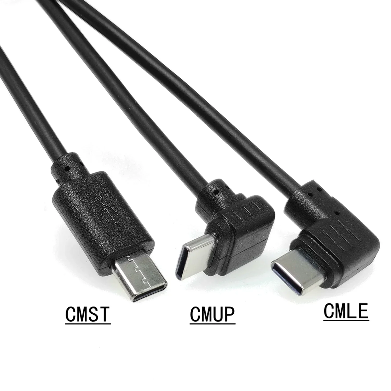 Cabo de dados USB tipo c, 90 graus para usb 2.0, ângulo métrico, 0.25/0.5/1 m, esquerda, direita, cima e baixo