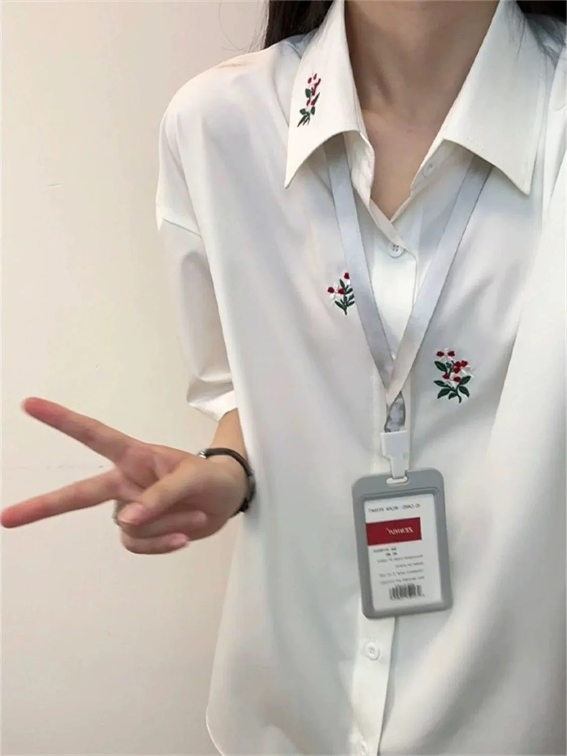 New Chinese Style Floral Embroidery Men's Shirt Short Sleeve Summer Thin Cool Feeling Ice Silk Drape Loose Quick Dry Shirt