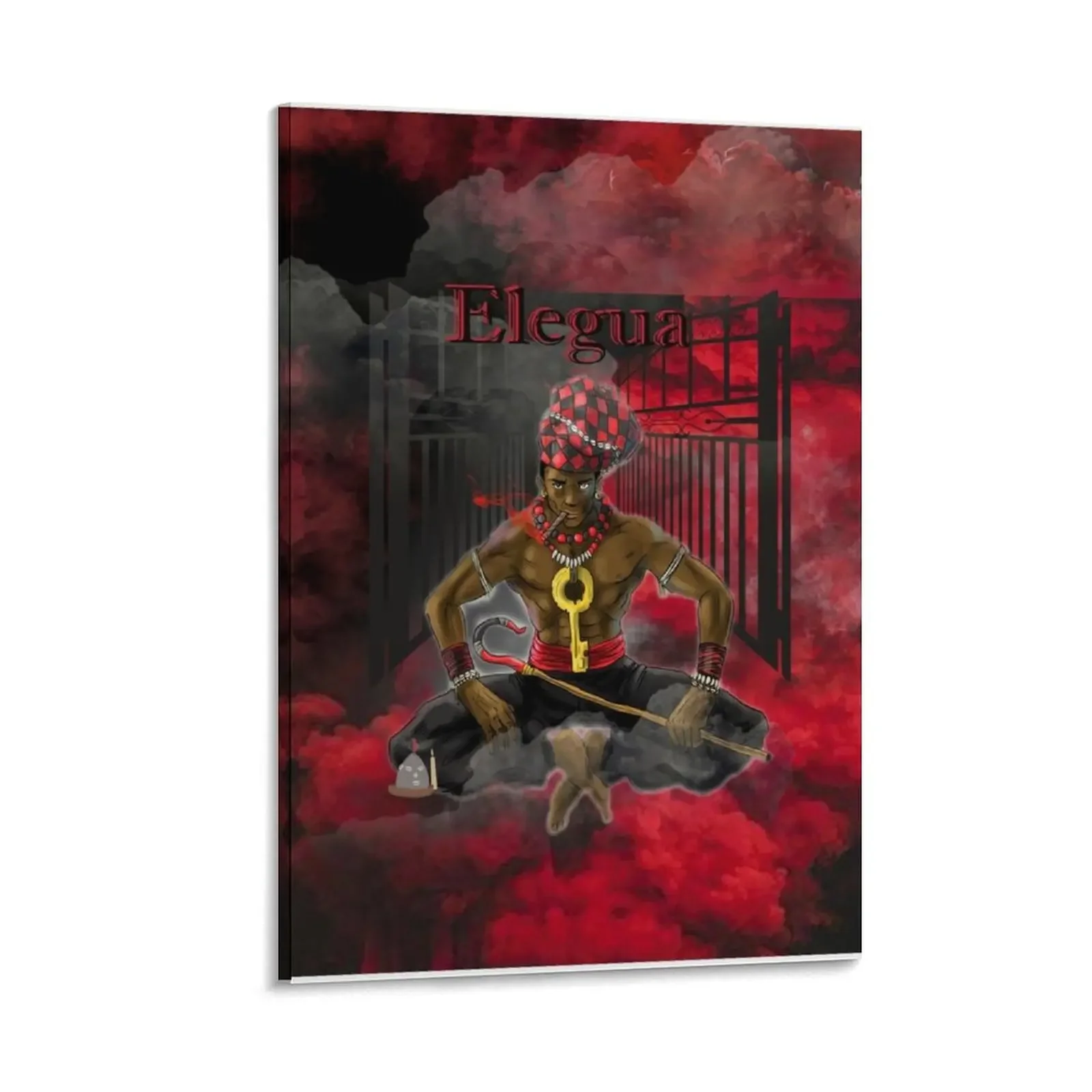 

Elegua Owner of the Crossroads Canvas Painting nordic home decor home decor