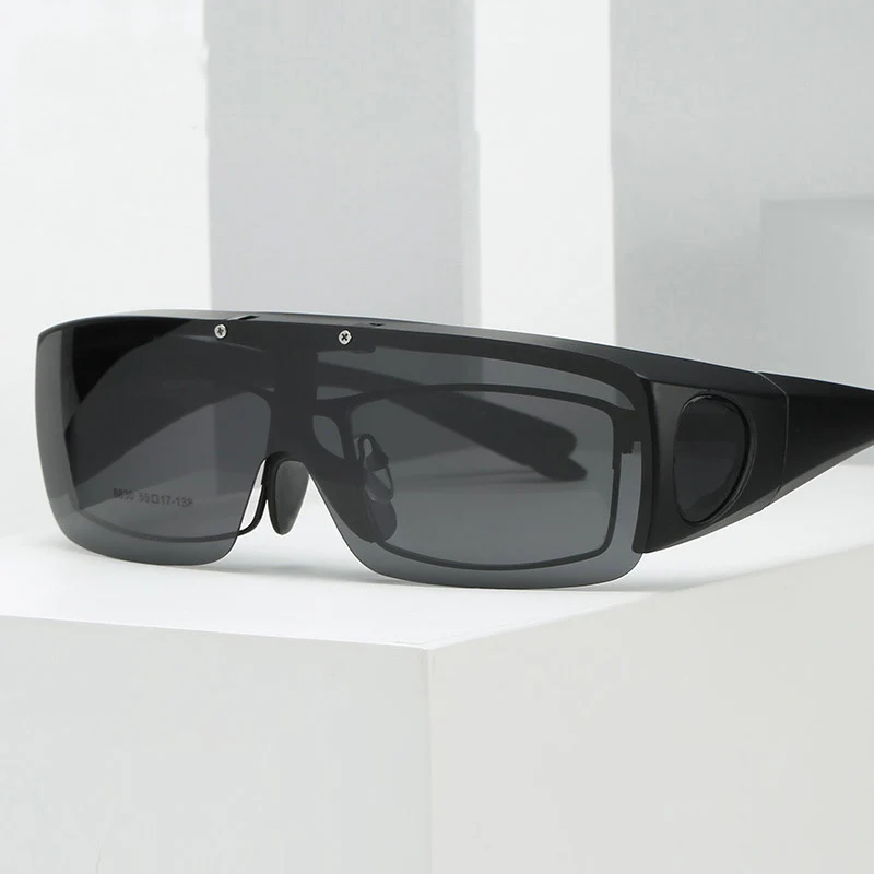 Flip Up Polarized Sunglasse Women Men Night Vision Goggles Glasses Outdoor Driving Photochromic Fit Over Sun Glasses