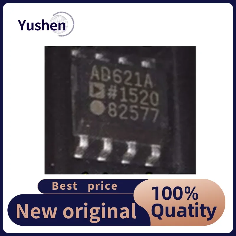 5PCS AD621 AD621AR AD621ARZ AD621A Operational Amplifier SOP8 Microcontroller IC Chips