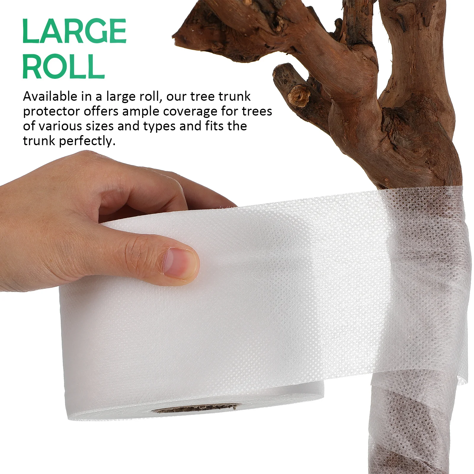 1 ロール 60 メートルの木の幹プロテクター冬の保護再利用可能な寒冷地の苗木用幹ラップ樹皮保護