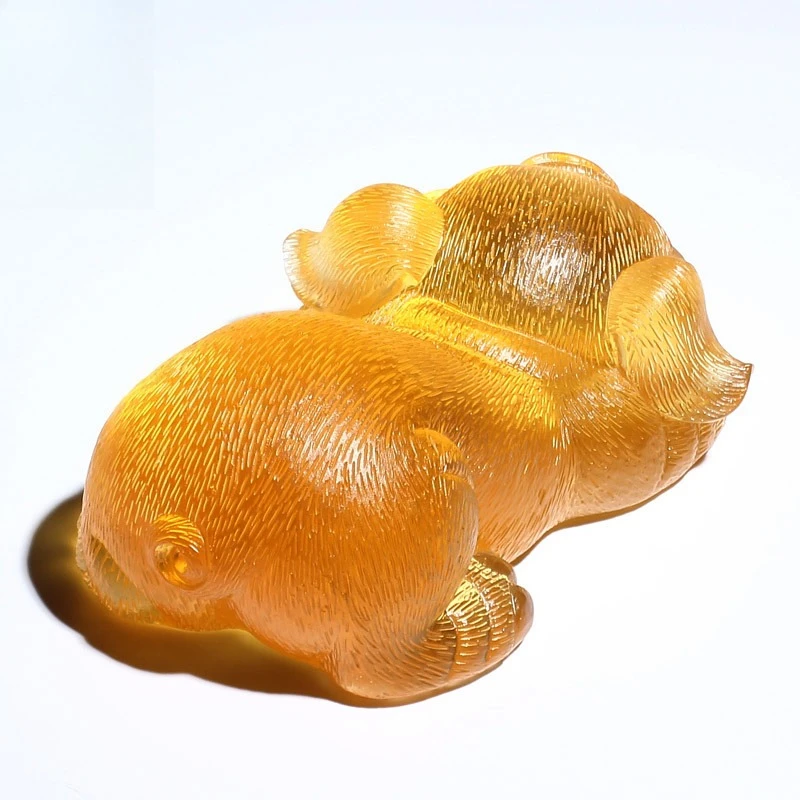 

Glazed Zodiac Pig Year Ornament Home Accessories Cute Living Room Business Creative Meeting Crafts