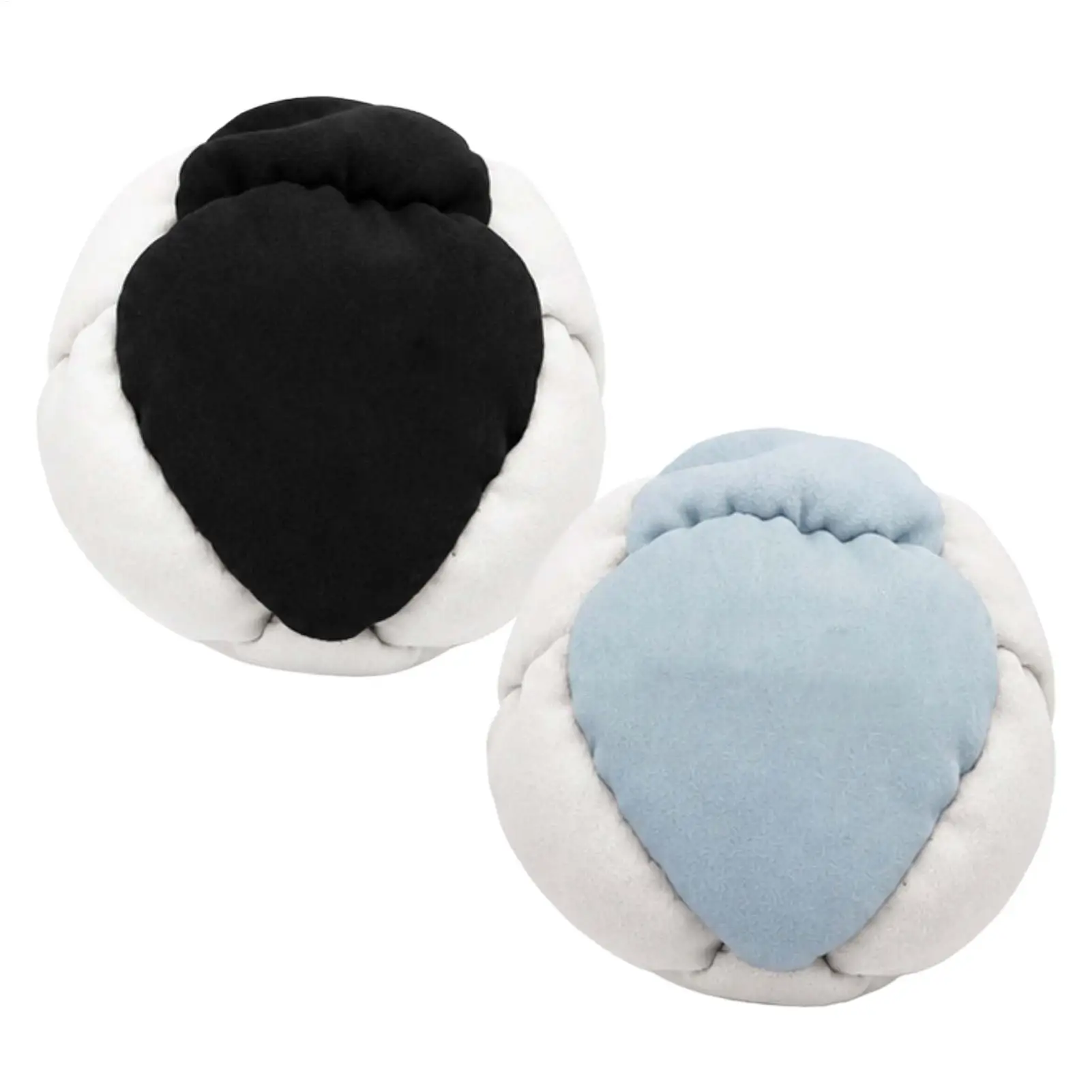 Footbag Juggling Balls Soft Plush H acky Sack Toy W/Bean Filling, Outdoor Coordination Training Kick Game Footbag Ball