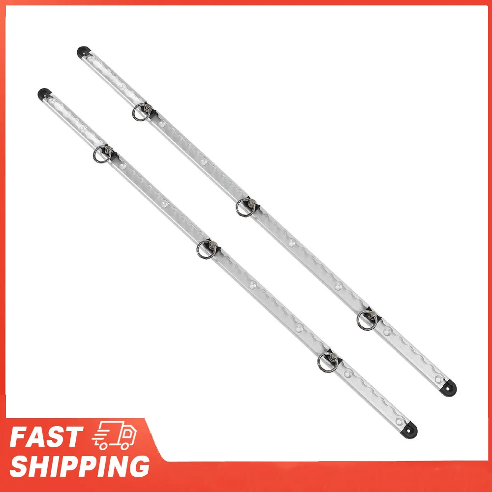 

L Track Tie Down System Kit 100cm Airline Rail Fast Installation Secure Tie Down Points for Truck Beds Trailers Cargo Securing