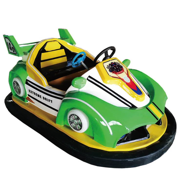 Newly Designed Amusement Park Adult-Kids Rides on Exciting Games Machine Battery Remote 48V 500W Drift Bumper Car for Sale