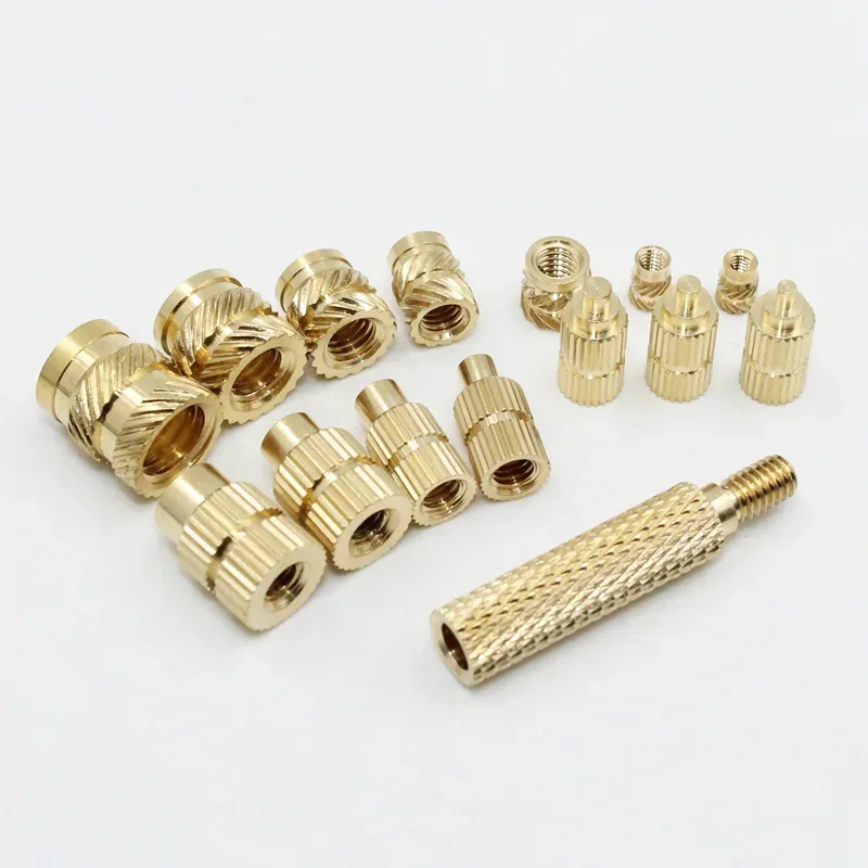 Threaded Brass Insert Nut 3d Printing Tool M2 M3 M4 M5 Heat Set Insertion Soldering Iron Kit Hot Melt Knurled Nut for Plastic PC