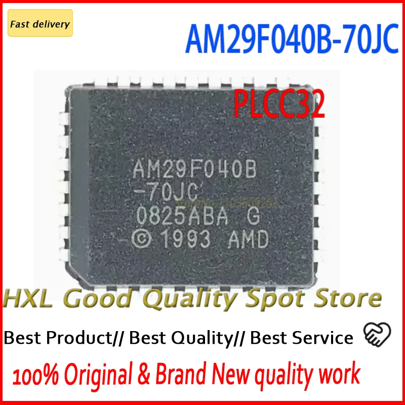 AM29F040B-70JC AM29F040B-70 AM29F040B AM29F040 29F040 PLCC32  20-50PCS/LOT