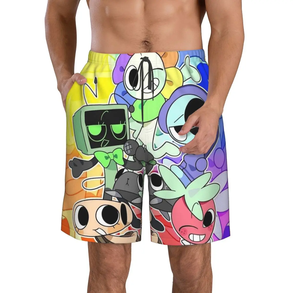 

Dandy's World Dandy Trunks Beach Board Shorts Casual Quick Dry Swimming Summer Men Pants