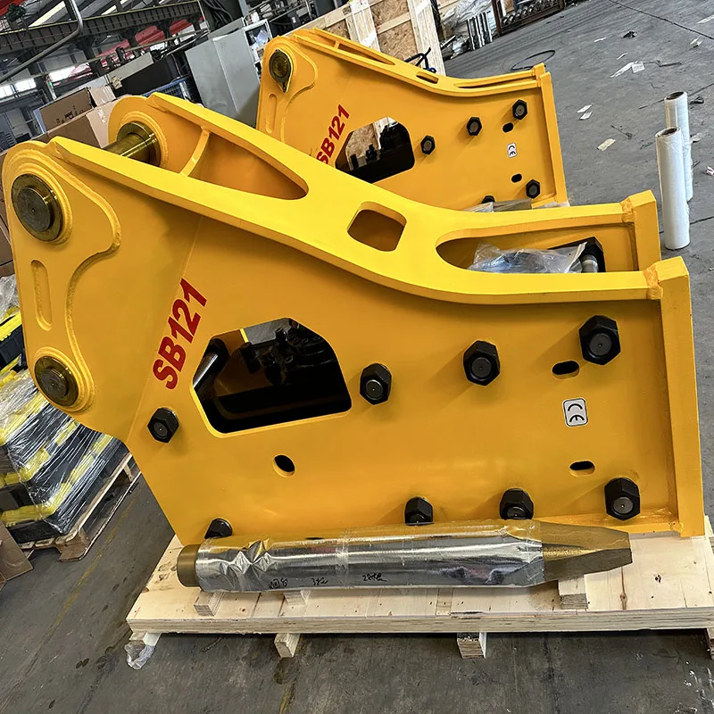 Private Label Hydraulic Rock Breaker Hammer, Custom Logo Mini Excavator Attachment For Small Construction Demolition Works