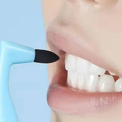 

Portable Teeth Plaque Remover Manual Tooth Stain Removal Brush For Oral Deep Cleaning Tooth Health Care Tool Powerfree Operation