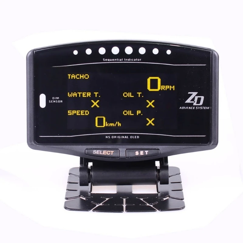 

Modified Racing Instrument Advanced ZD Ten-in-One Multifunctional DEFI Meter