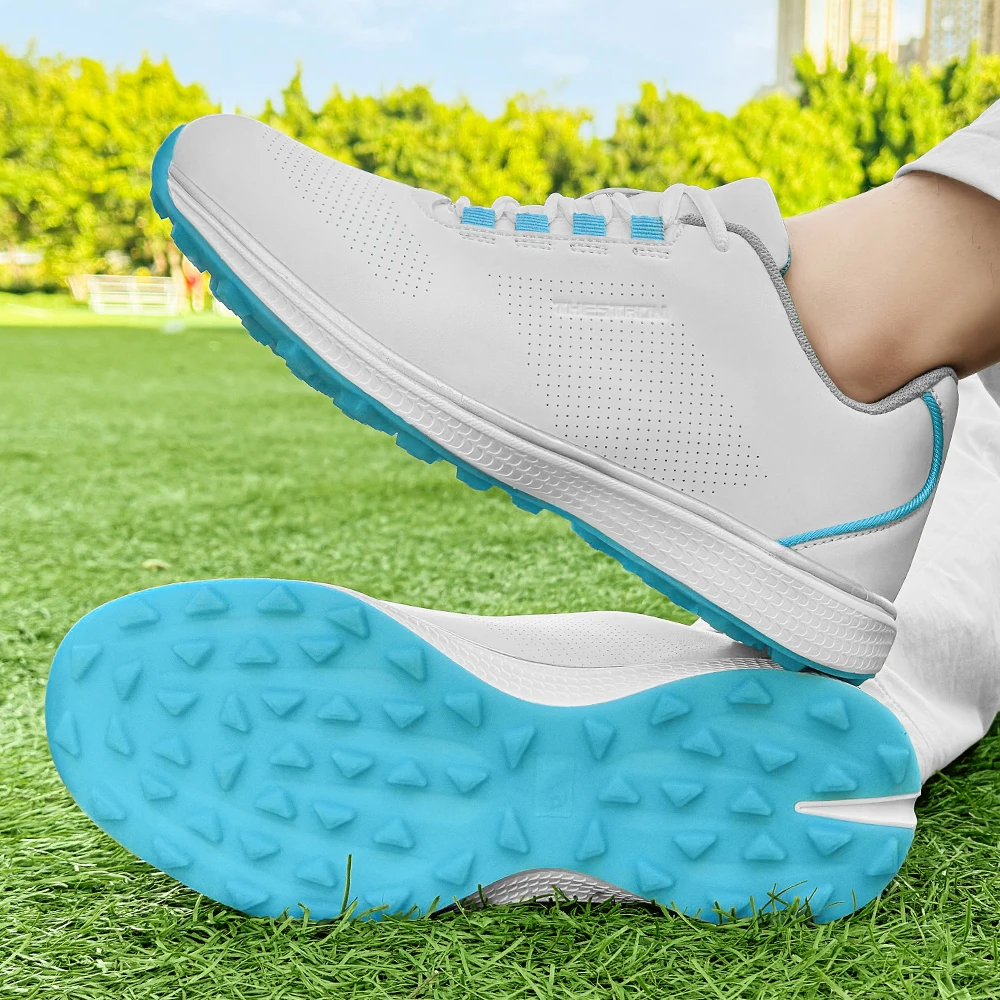 Damskie buty golfowe outdoorowe antypoślizgowe do chodzenia i uprawiania sportu, profesjonalne buty golfowe bez kolców dla par.
