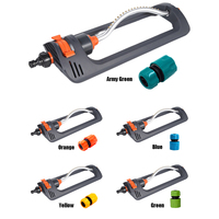 Watering Sprinklers 4 Modes Water Sprayer 19 Hole Nozzles Rustproof with 1/2in Connector for Cooling Lawn/Agriculture Irrigation