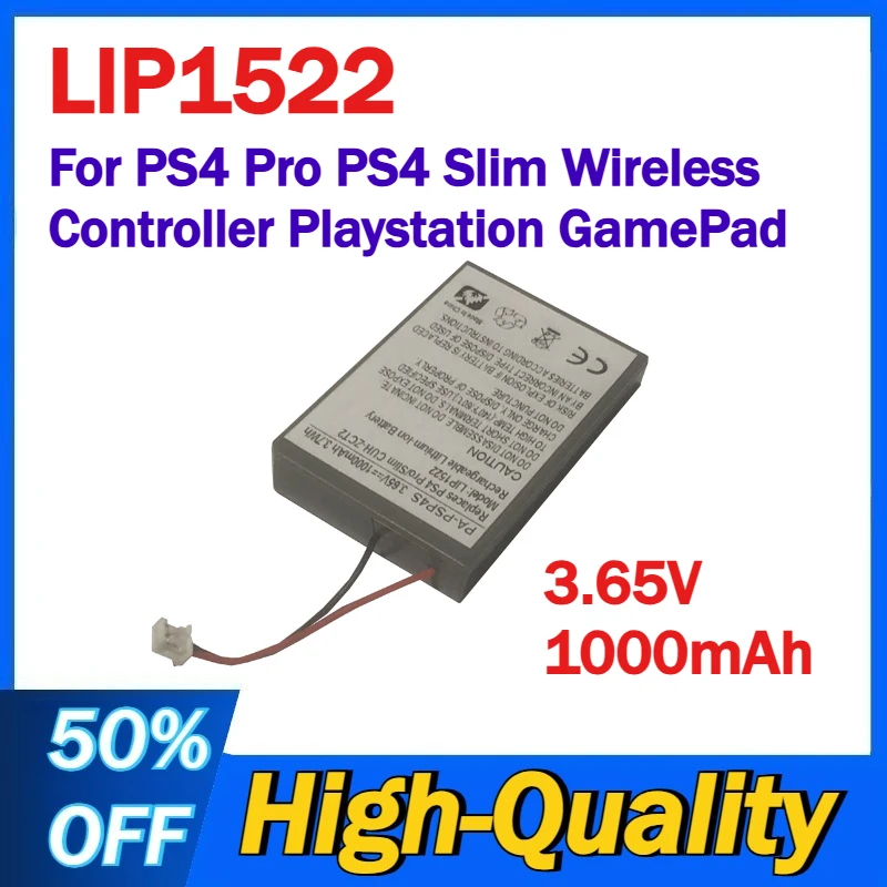 

3.65V 1000mAh LIP1522 Battery for PS4 Pro PS4 Slim Wireless Controller Playstation GamePad