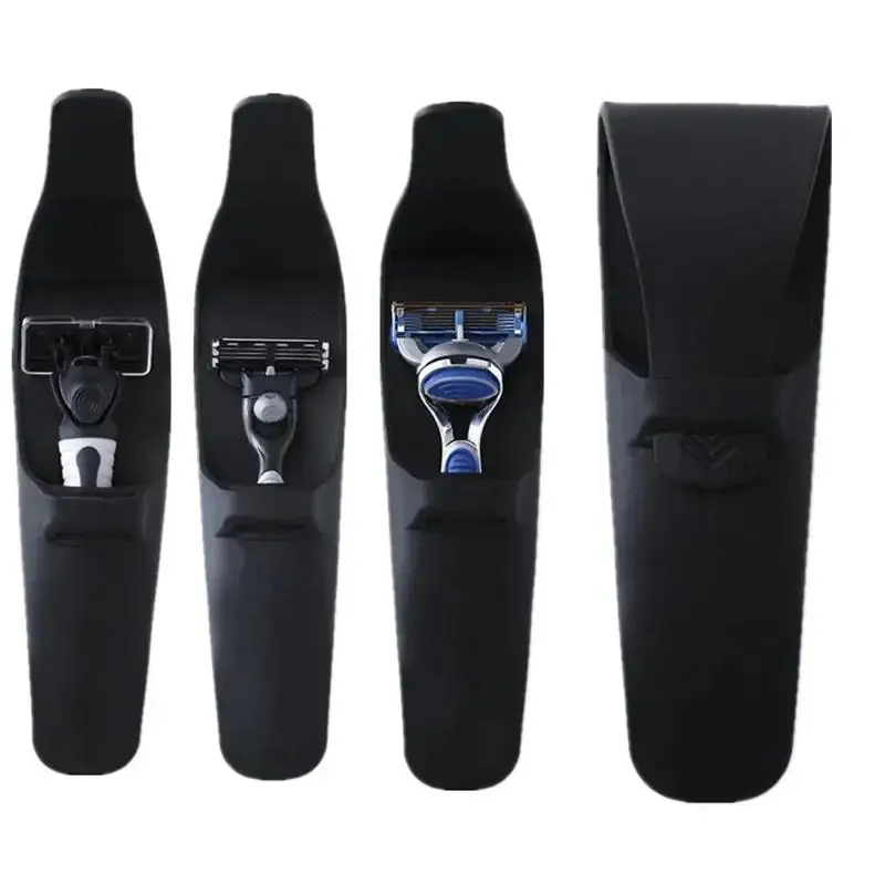 Suitable For Suitcase Portable Silicone Black Heigh Quality men's Manual Series Razor Handle Sleeve