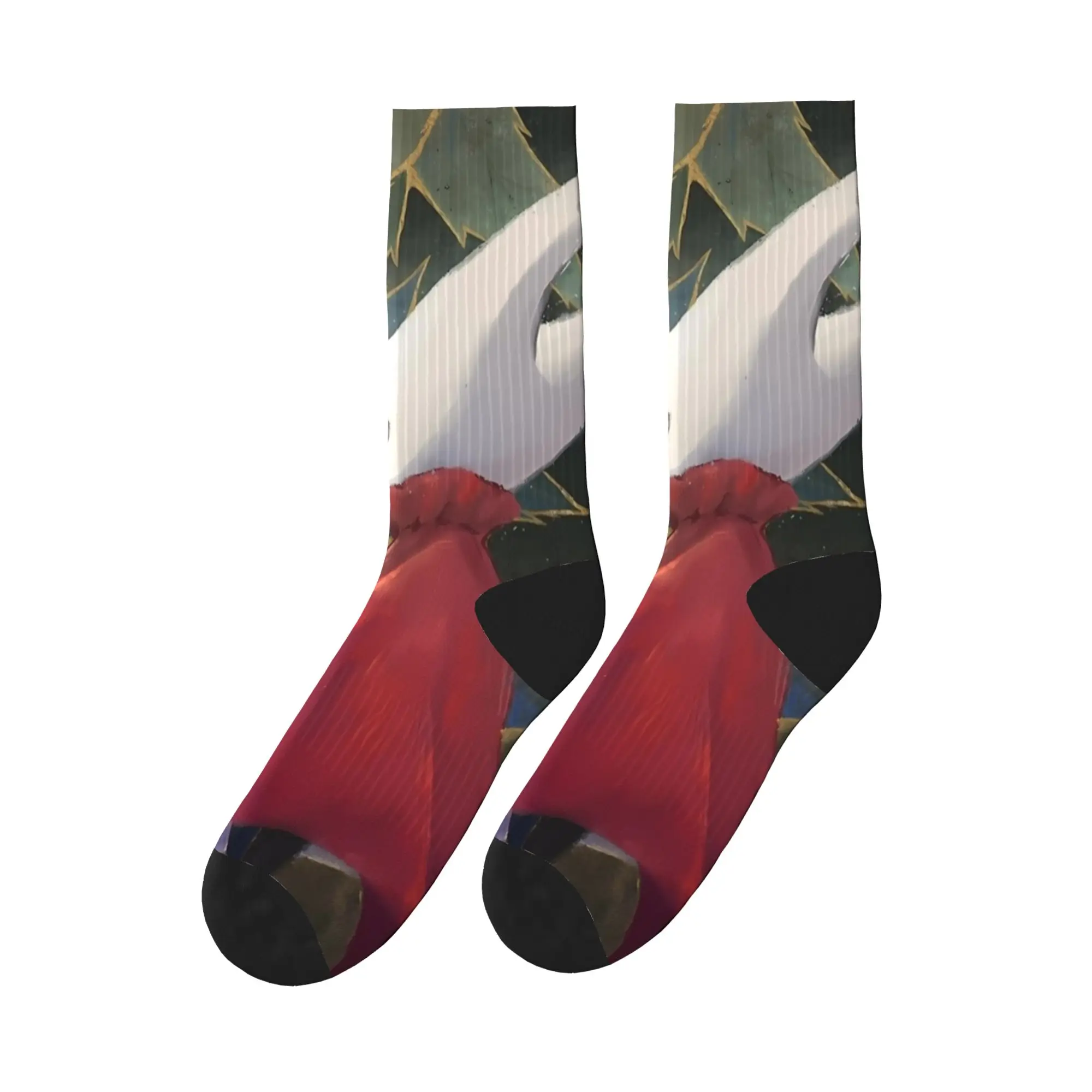 Men's Socks Hornet Hollow Knight Game White Flower Stockings Anti Sweat Soft Breathable Socks Autumn Funny Design Outdoor Socks