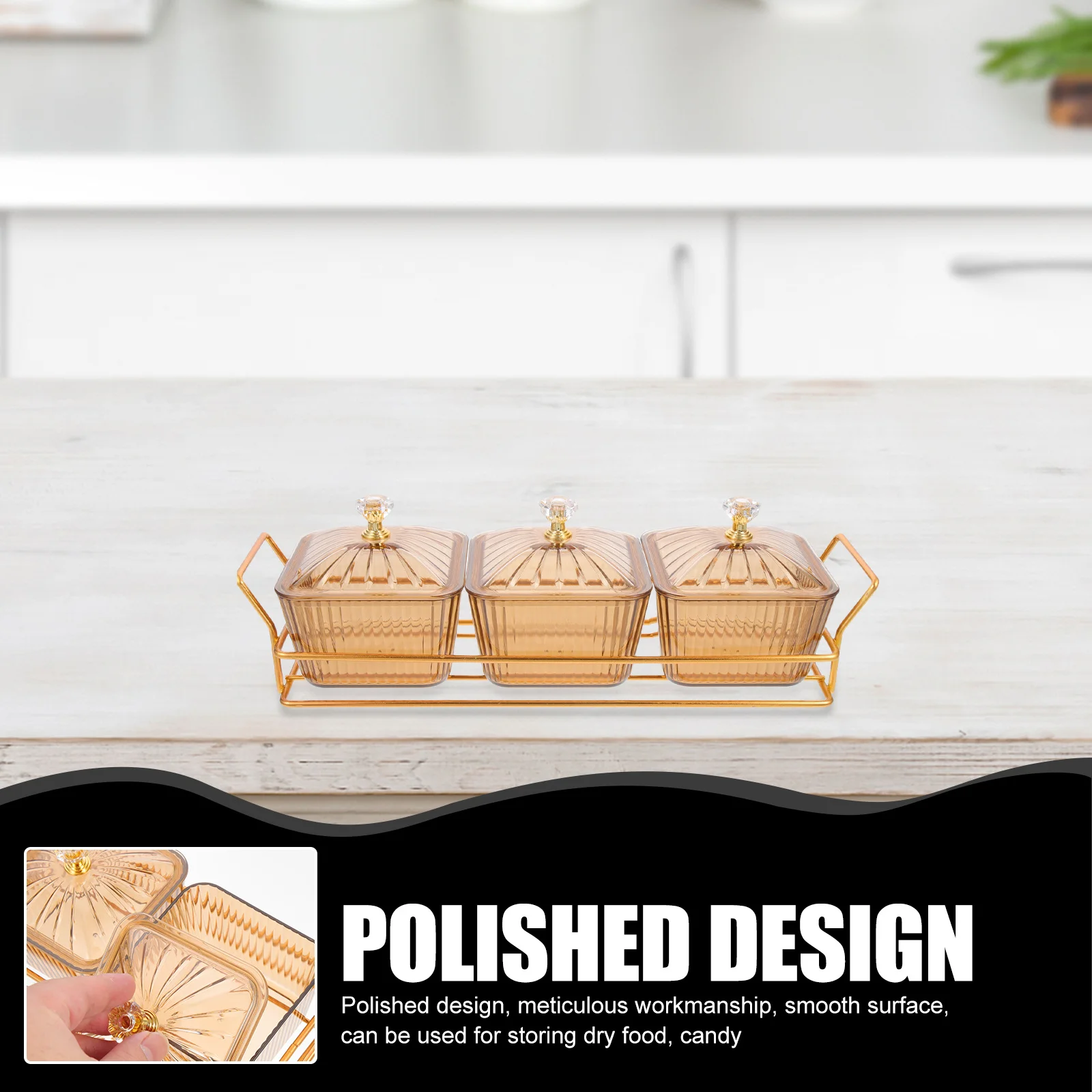 

1 Set Snack Bowl Dry Fruit Holder Candy Dish Serving Tray For Home Kitchen Party Dessert Food Container Decorative Storage Bowl