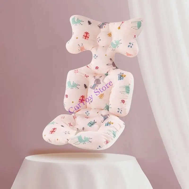 

634F Stroller Liner Infant Car for Seat Insert Stroller Cotton for Seat Pad Carseat Neck for Head Support Pram Cushion for To