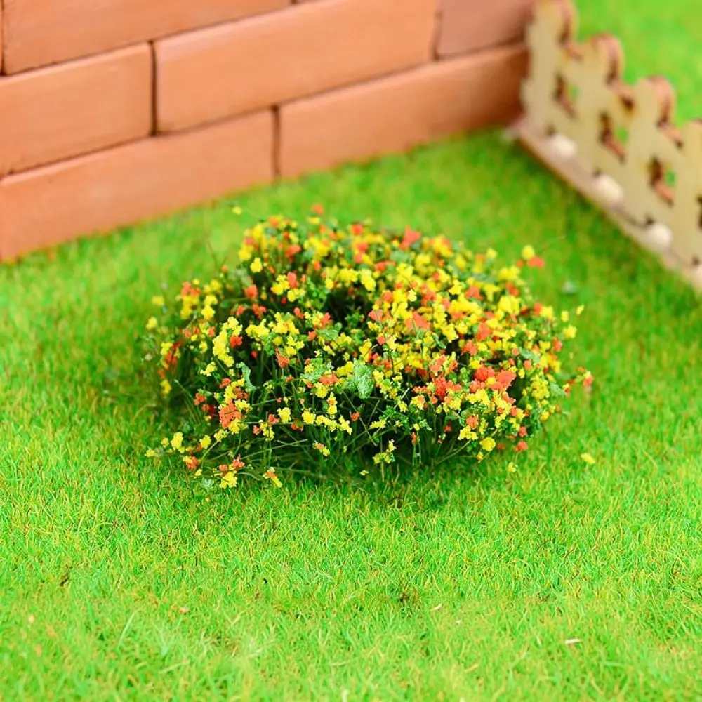 Conjuntos de flores en miniatura para dioramas de terreno de juegos de guerra de Crab Kingdom, modelos de base para la construcción de paisajes, materiales para manualidades y vegetación.