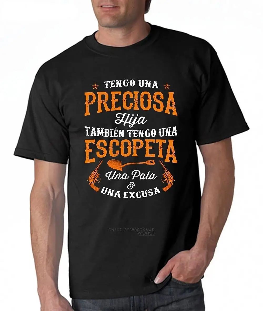 Camiseta de tenga Una Preciosa Hija también, para hombre
