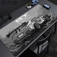 New Arrivals Sports Car Black and white Mouse Pad Gaming Office Gamer Keyboard Desk Mat Non-Slip Laptop Large Anime Mousepad