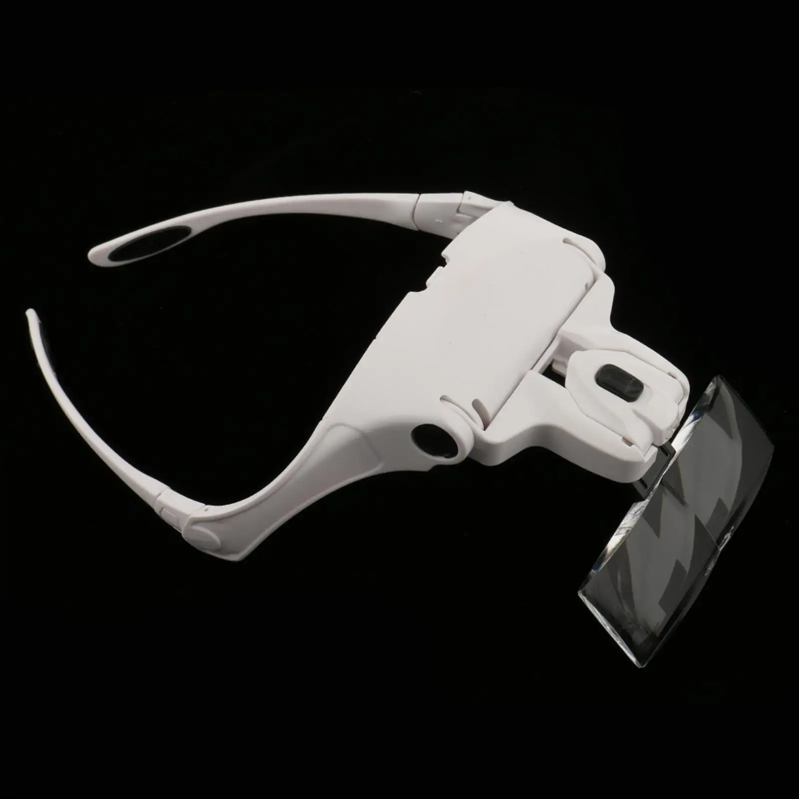 LED Lamp Headset Magnifying Glass Head Light Jeweler Loupe