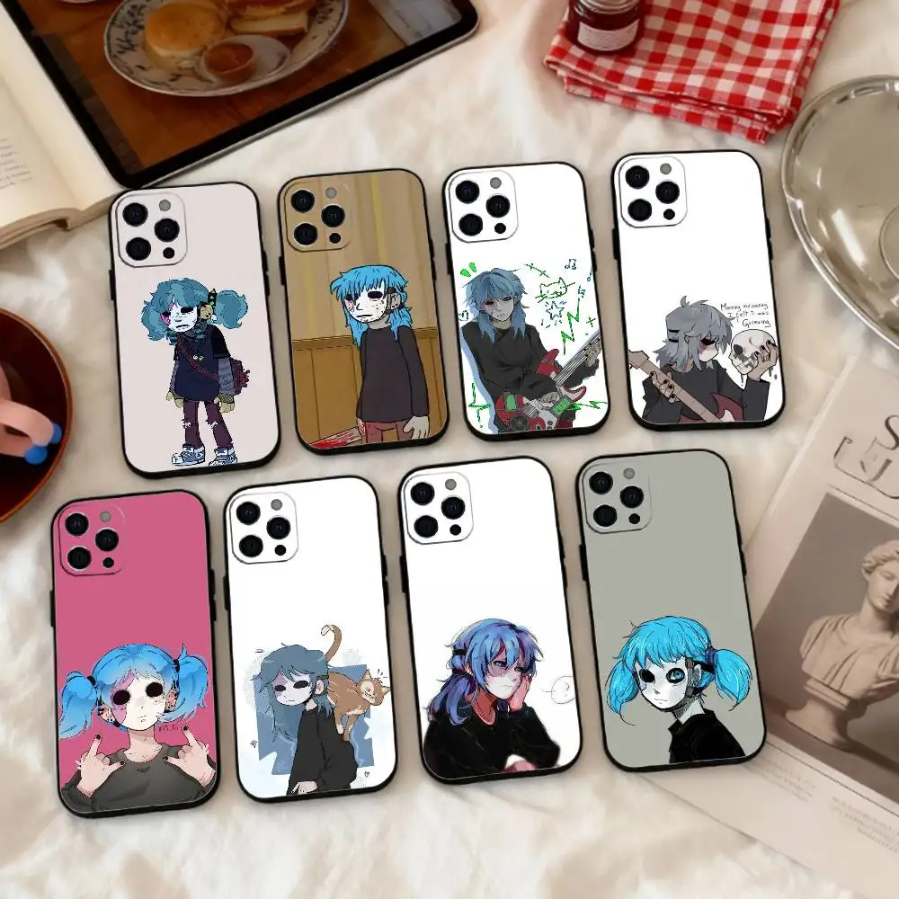 

S-Sally G-Game F-Face Phone Case Silicone Soft For IPhone 17 16 15 14 13 12 11 X XR Plus Pro Max Plus