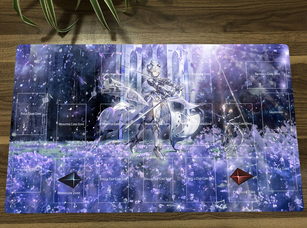 YuGiOh Labrynth of the Silver Castle TCG CCG Mat Trading Card Game Mat Table Playmat Gaming Play Mat Rubber Mouse Pad Mousepad